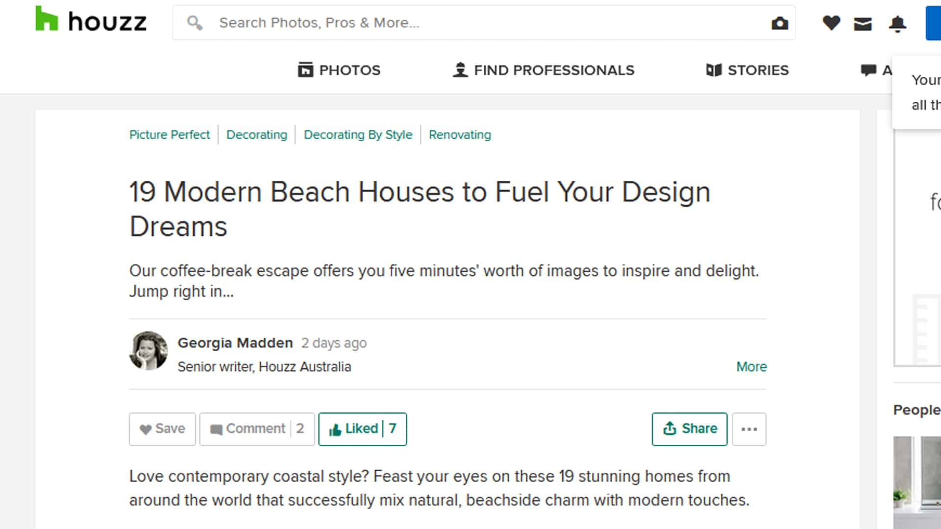 Houzz Sky Architect Studio Wyndham Beach House
