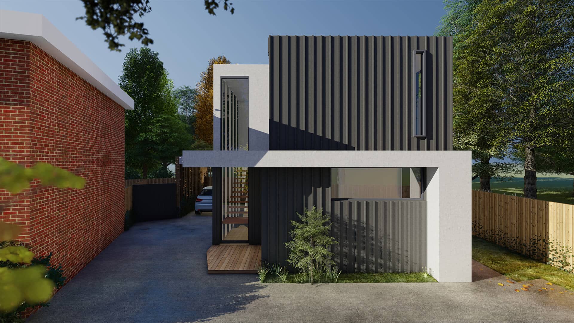 GLEN WAVERLEY HOUSE (1) Glen Waverly House modern architecture designed by Sky Architect Studio